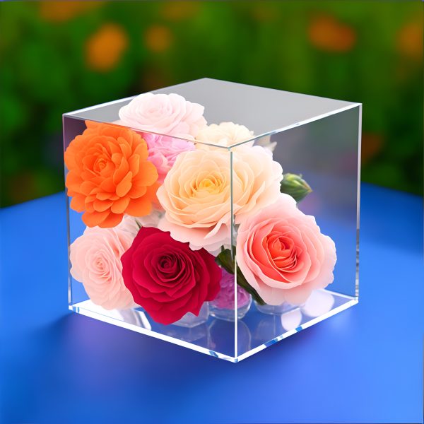 acrylic box cube
