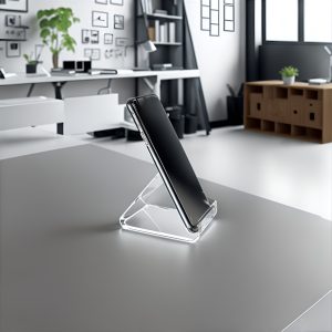 clear phone stand